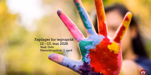 Fagdager for tegnspr\u00e5k | 12.\u201313. mai 2026