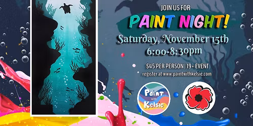 Paint Night At The Sooke Legion
