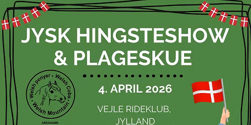 Jysk Hingsteshow og Plageskue (Vejle) 2026 