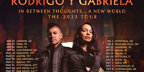 Rodrigo y Gabriela Barcelona Tickets
