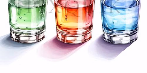 Meet and greet with shot glass exchange 