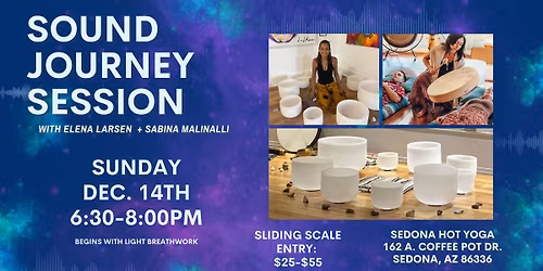 Sound Journey Session with Elena Larsen + Sabina Malinalli
