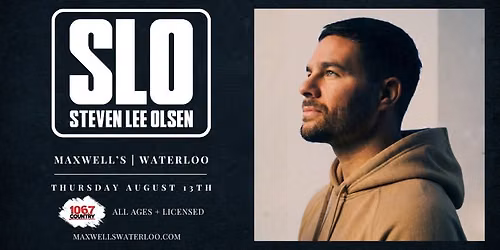 Steven Lee Olsen at Maxwell's (All Ages + Licensed)