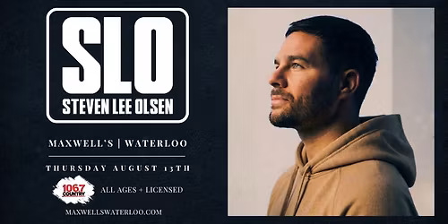 Steven Lee Olsen at Maxwell's (All Ages + Licensed)