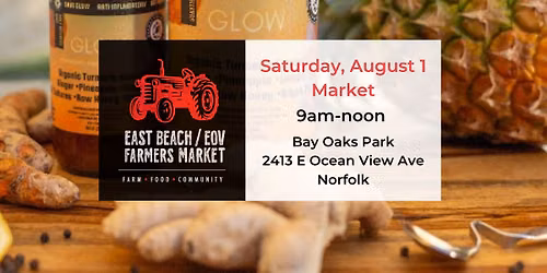 August 1 East Beach\/EOV Farmers Market