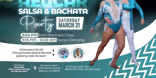 Az\u00facar Salsa & Bachata \ud83c\udf88 Starry Night Social \ud83d\udcab 