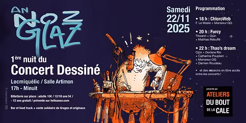1ère Nuit du Concert Dessiné - Locmiquélic