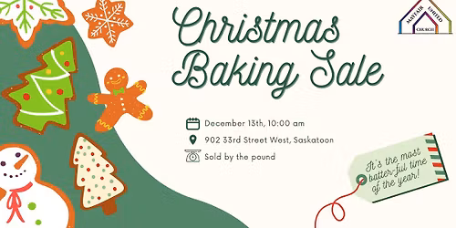 Christmas Baking Sale!