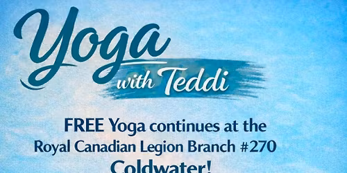 Free Yoga in Coldwater with Teddi