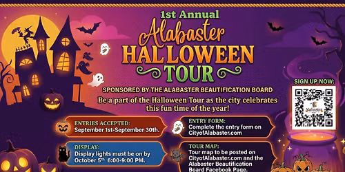 Alabaster Halloween Tour
