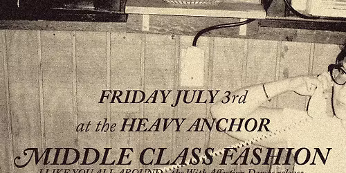 Middle Class Fashion (Album Release), No Antics, Future Nots