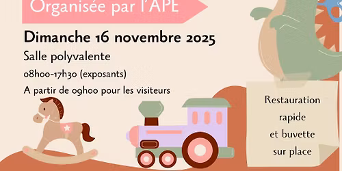 Bourse aux jouets APE St Leger sur Dheune 2025