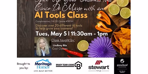 AI Tools Class (1 Hr CE Class #30799)