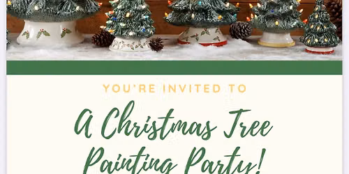 Christmas in July Tree Painting Party