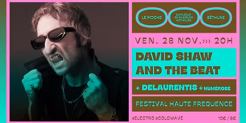 DAVID SHAW AND THE BEAT + DELAURENTIS + NUMEROBE :: Le Poche, B\u00e9thune