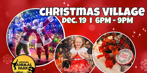 Christmas Village 2025 with Santa and The Grinch