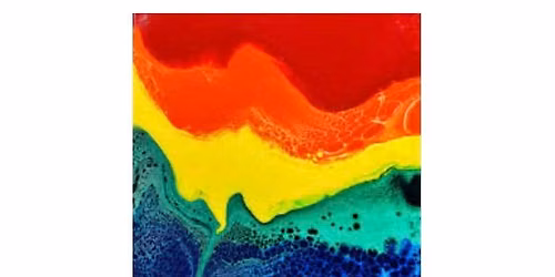 Fluid Art: Rainbow Acrylic Pour