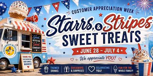 \ud83c\uddfa\ud83c\uddf8Red, White & Scoop Customer Appreciation Week\ud83c\uddfa\ud83c\uddf8