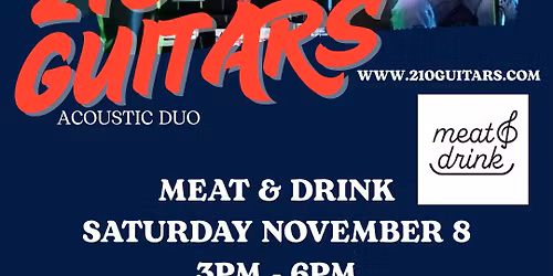 210 Guitars at Meat & Drink