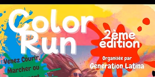 Color Run Bourcefranc 2\u00e8me \u00e9dition 