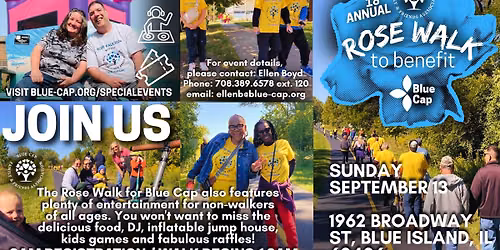 18th Annual Rose Walk (2026) to Benefit Blue Cap
