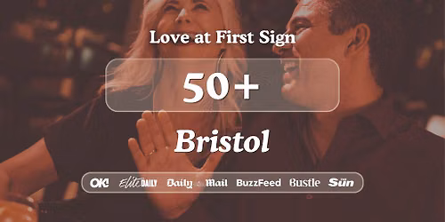 50+ Singles Night @Bootlegger Bristol | Love at First Sign