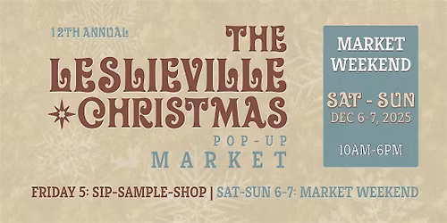 Leslieville Christmas Pop-up Market: MARKET WEEKEND (12th Annual)