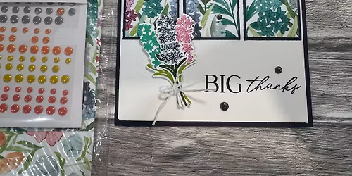 Pretty Florals card class