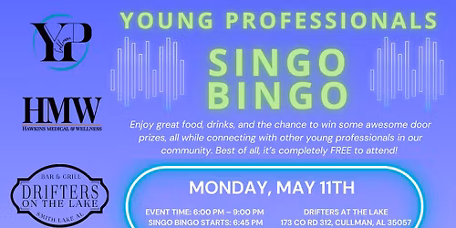 Young Professionals: Singo Bingo @ Drifters  