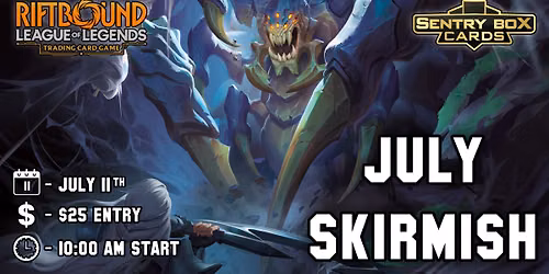 July Skirmish - Sentry Box Cards