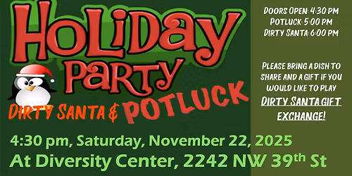 Holiday Party Potluck and Dirty Santa