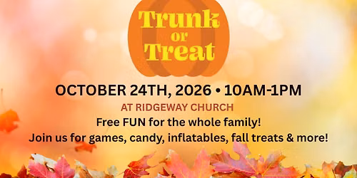 Trunk or Treat 2026!