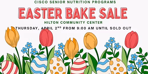 Easter Bake Sale 
