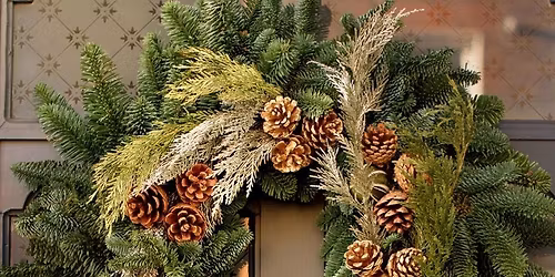 Christmas Door Wreath Making