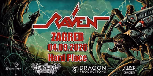 NWOBHM legende RAVEN u Zagrebu