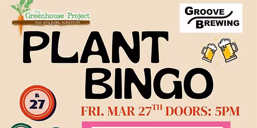 Plant and Gift Card Charity Bingo for Greenhouse Project