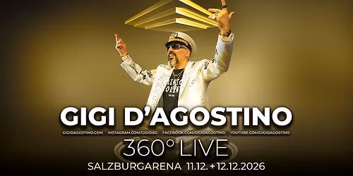GIGI D'AGOSTINO - 360-Grad-Show \u2022 Salzburgarena