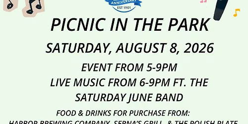 Picnic in the Park - The Saturday June Band