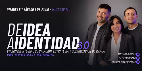 De Idea A Identidad 3.0 | Creaci\u00f3n, Estrategia y Comunicaci\u00f3n de Marca