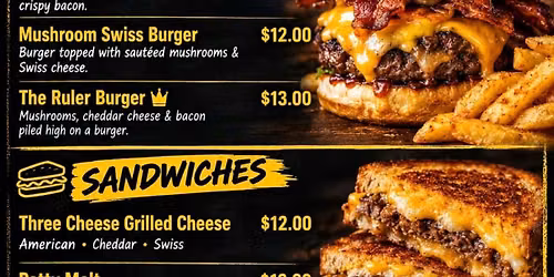 Burger dinner, Friday 9\/25\/26