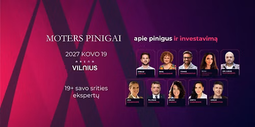 Konferencija "Moters Pinigai" 2027