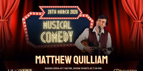 LIVE LOUNGE PRESENTS MUSICAL COMEDY | food, drink, live music