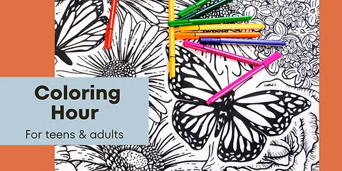 Coloring Hour for Teens & Adults (Calistoga Library)