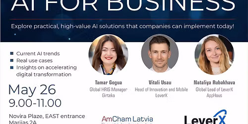 Digital Breakfast: AI for Business in cooperation with LEVERX