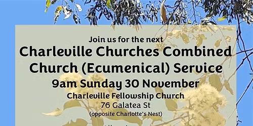 Charleville Combined Churches Service