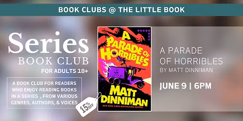 Series Book Club: A Parade of Horribles