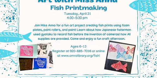 Art with Miss Anna: Fish Printmaking