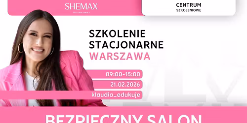 \ud83d\udee1\ufe0f BEZPIECZNY SALON \u2013 szkolenie dla bran\u017cy beauty przygotowuj\u0105ce na wszystkie kontrole! \ud83d\udee1\ufe0f