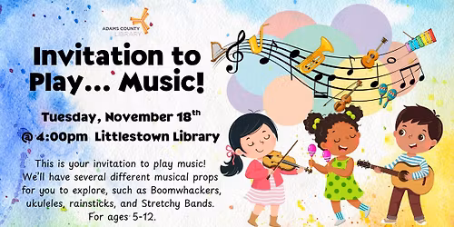 Invitation to Play...Music!