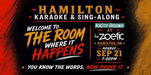 HAMILTON Broadway Karaoke & Sing-Along (Hamilton, ON)